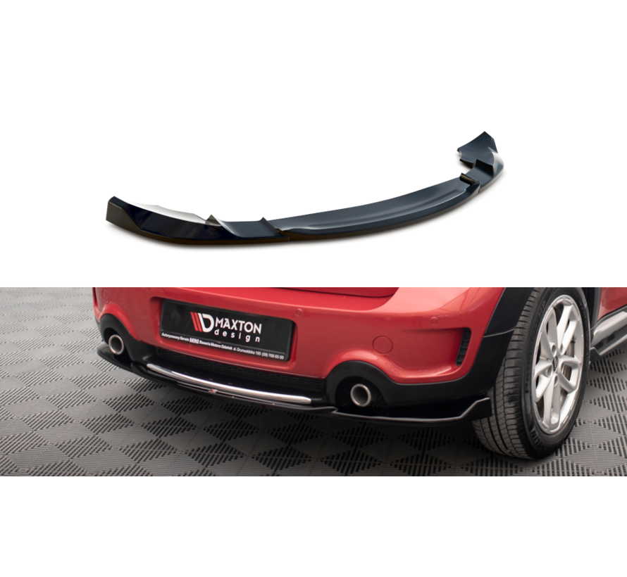 Maxton Design Central Rear Splitter Mini Cooper Countryman R60 Facelift