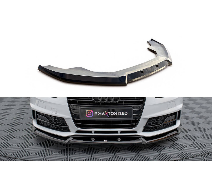 Maxton Design Front Splitter V.1 Audi A4 Competition B8 Facelift