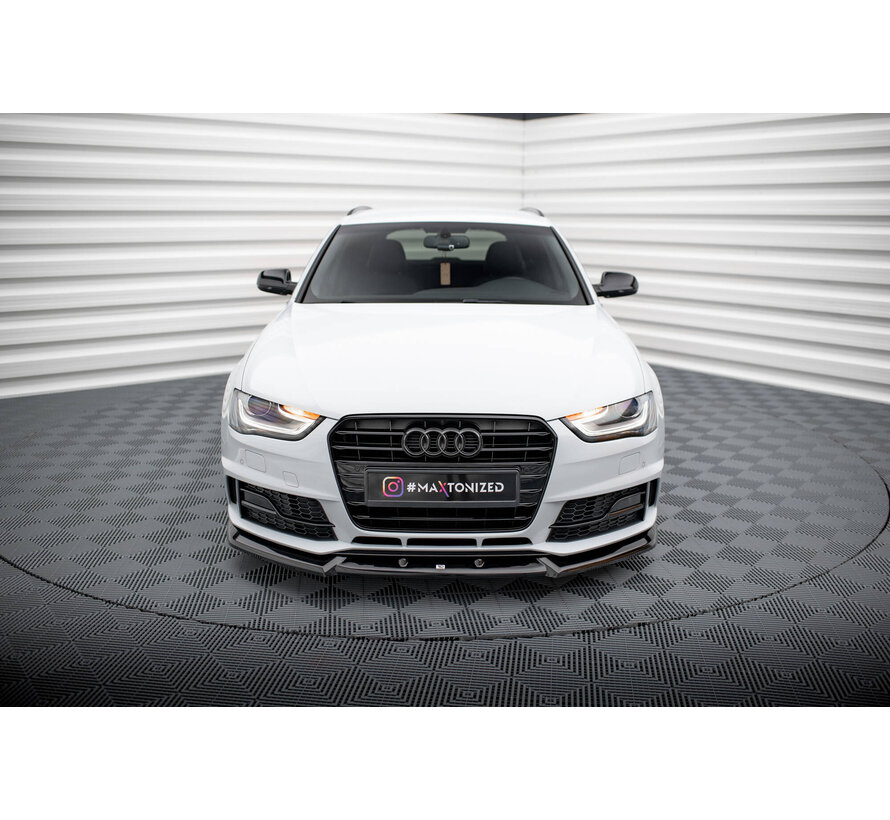 Maxton Design Front Splitter V.1 Audi A4 Competition B8 Facelift