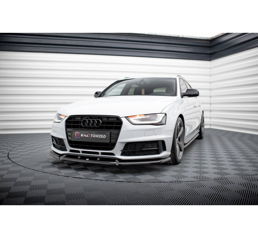 Maxton Design Front Splitter V.1 Audi A4 Competition B8 Facelift