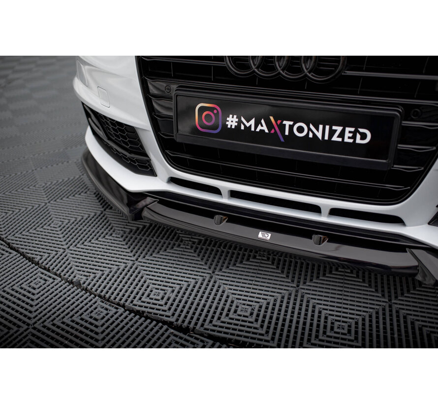 Maxton Design Front Splitter V.1 Audi A4 Competition B8 Facelift