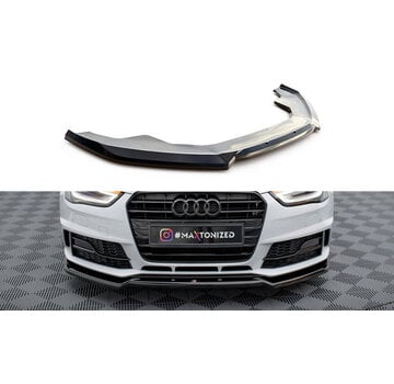 Maxton Design Maxton Design Front Splitter V.2 Audi A4 Competition B8 Facelift