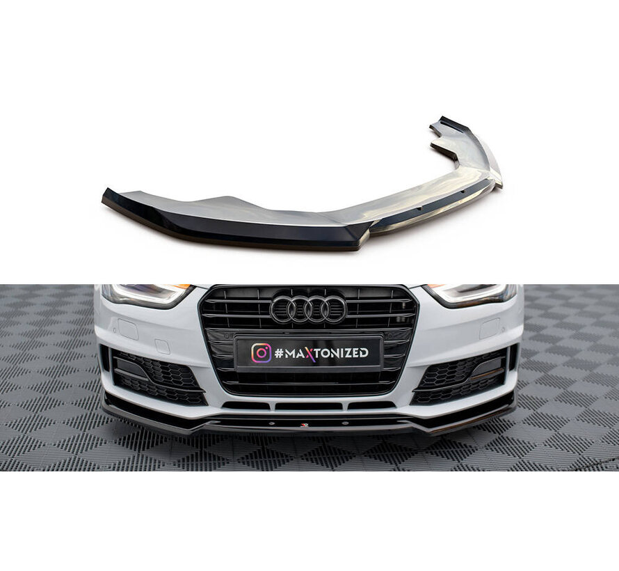 Maxton Design Front Splitter V.2 Audi A4 Competition B8 Facelift