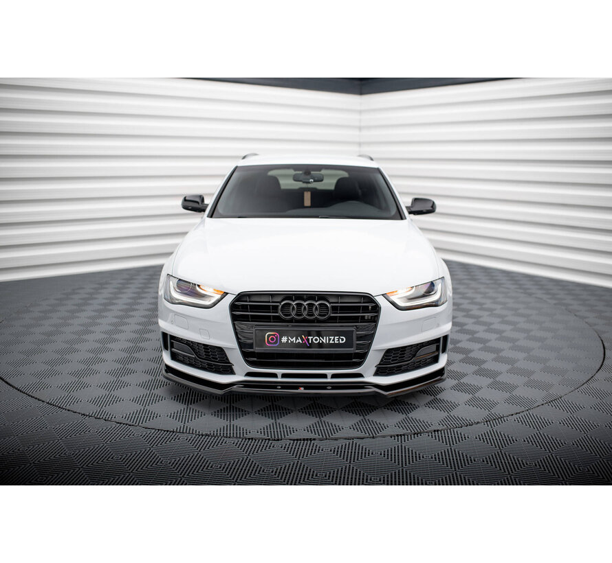 Maxton Design Front Splitter V.2 Audi A4 Competition B8 Facelift