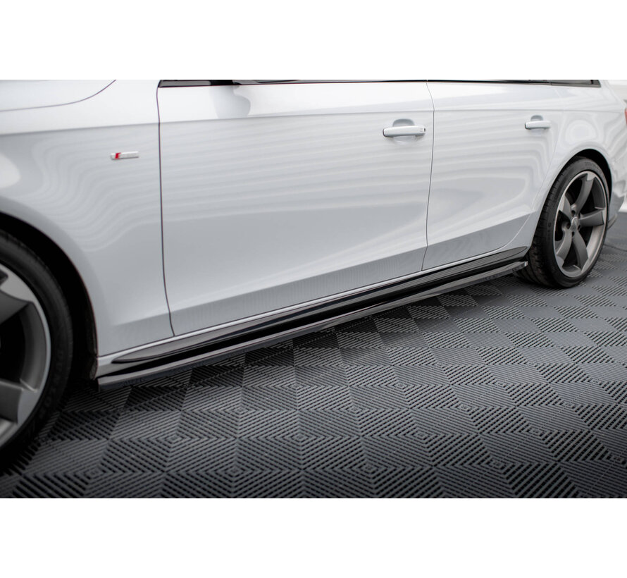 Maxton Design Side Skirts Diffusers Audi A4 Competition B8 Facelift