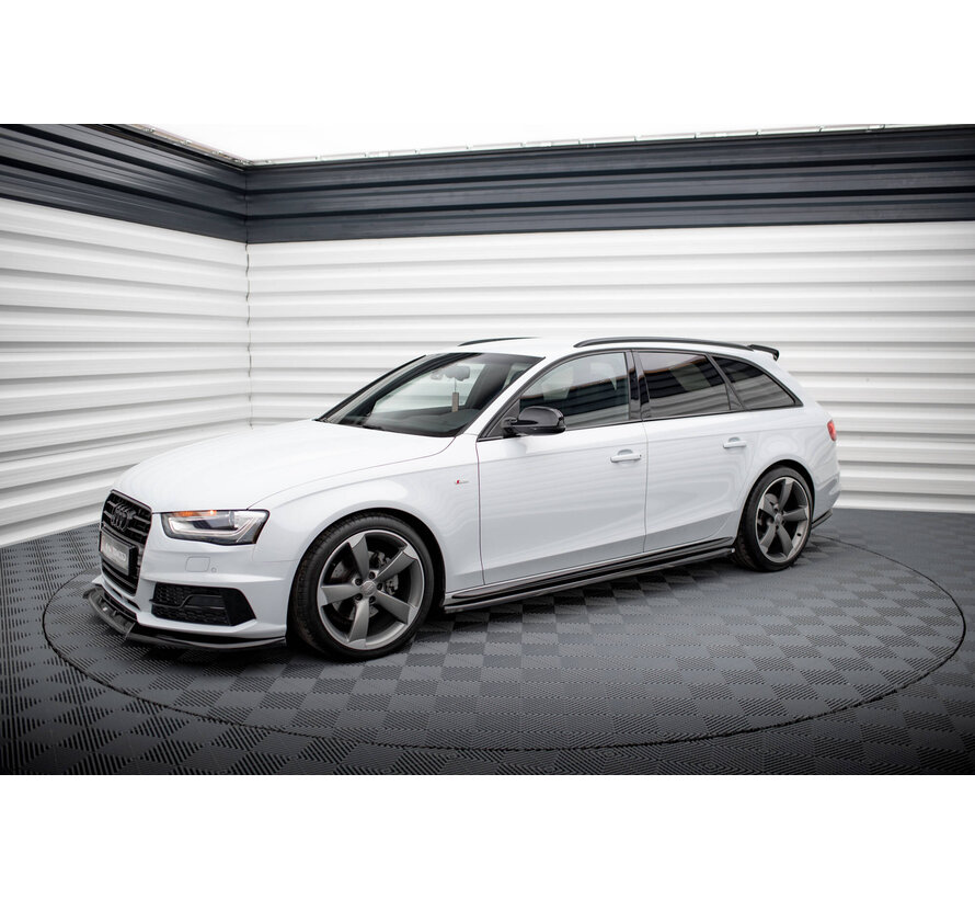 Maxton Design Side Skirts Diffusers Audi A4 Competition B8 Facelift