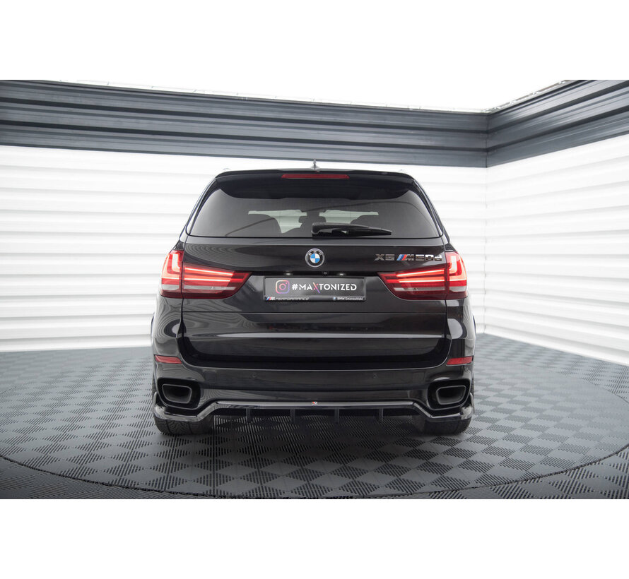 Maxton Design Central Rear Splitter (with vertical bars) BMW X5 M-Pack F15