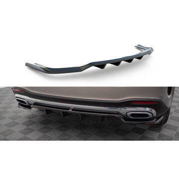 Maxton Design Maxton Design Central Rear Splitter (with vertical bars) Mercedes-Benz GLE SUV AMG-Line W167