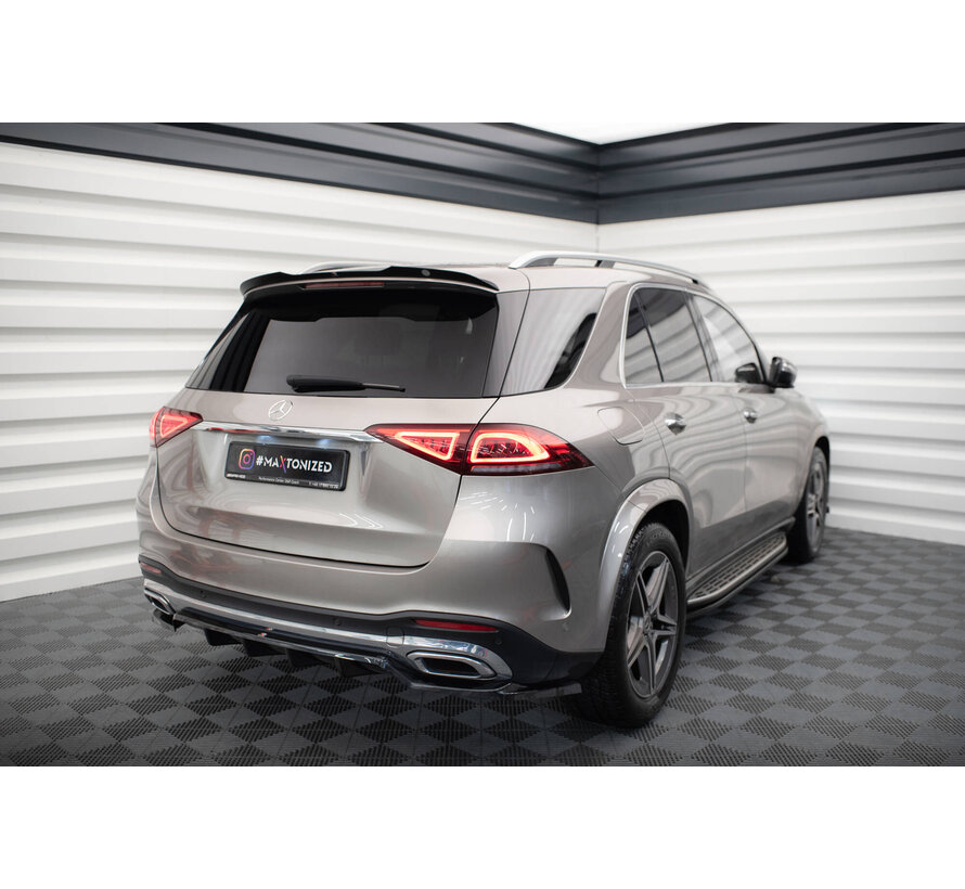 Maxton Design Central Rear Splitter (with vertical bars) Mercedes-Benz GLE SUV AMG-Line W167