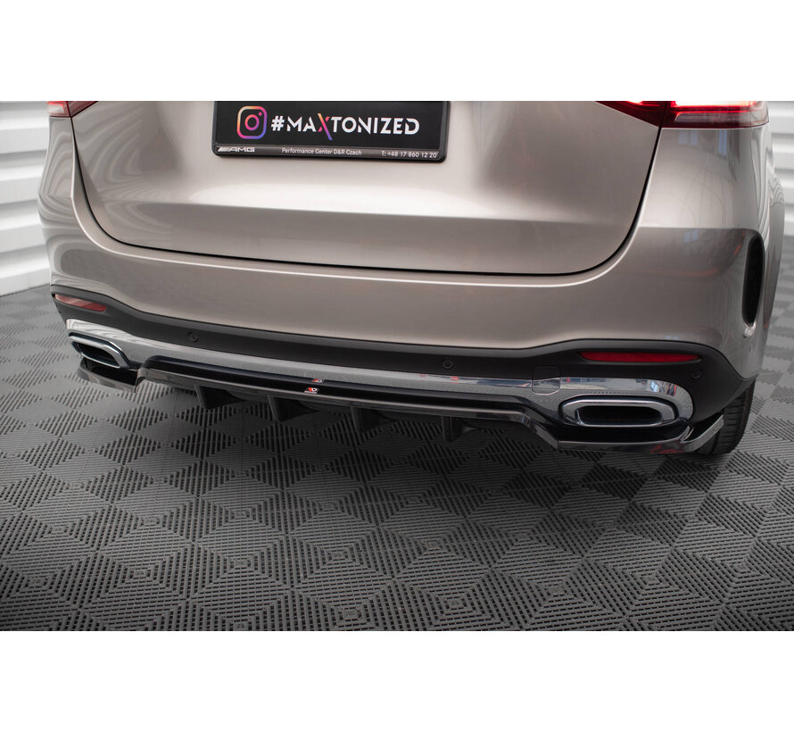Maxton Design Central Rear Splitter (with vertical bars) Mercedes-Benz GLE SUV AMG-Line W167