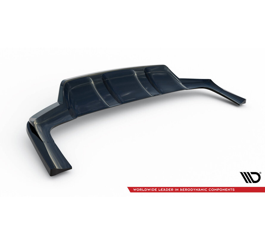Maxton Design Central Rear Splitter (with vertical bars) Mercedes-Benz GLE SUV AMG-Line W167