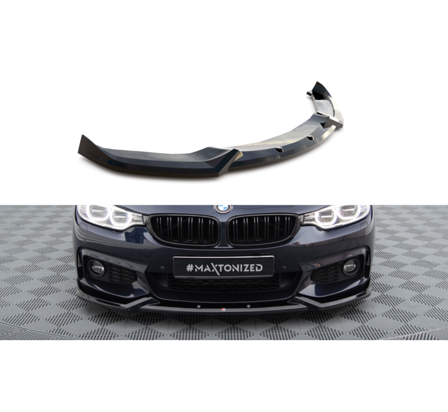 Maxton Design Front Splitter V.1 passend voor BMW 4 Gran Coupe M-Pack F36