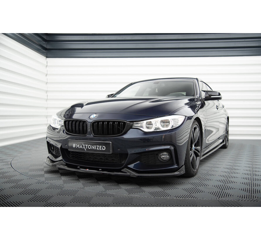 Maxton Design Front Splitter V.1 passend voor BMW 4 Gran Coupe M-Pack F36