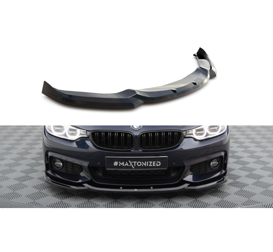 Maxton Design Front Splitter V.2 passend voor BMW 4 Gran Coupe M-Pack F36