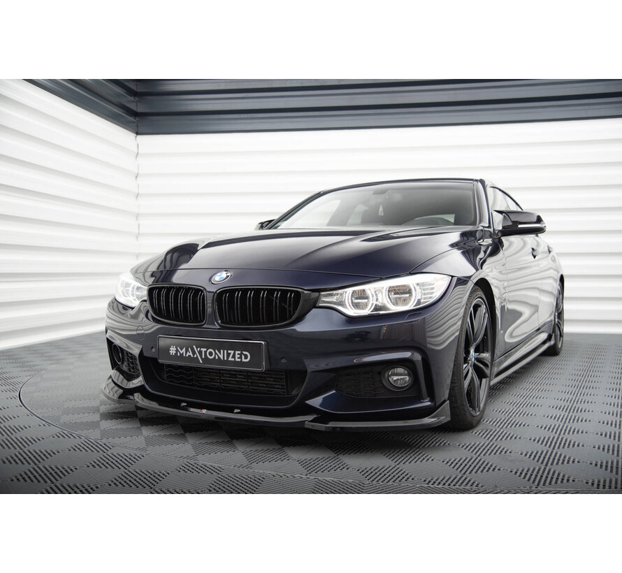 Maxton Design Front Splitter V.2 passend voor BMW 4 Gran Coupe M-Pack F36