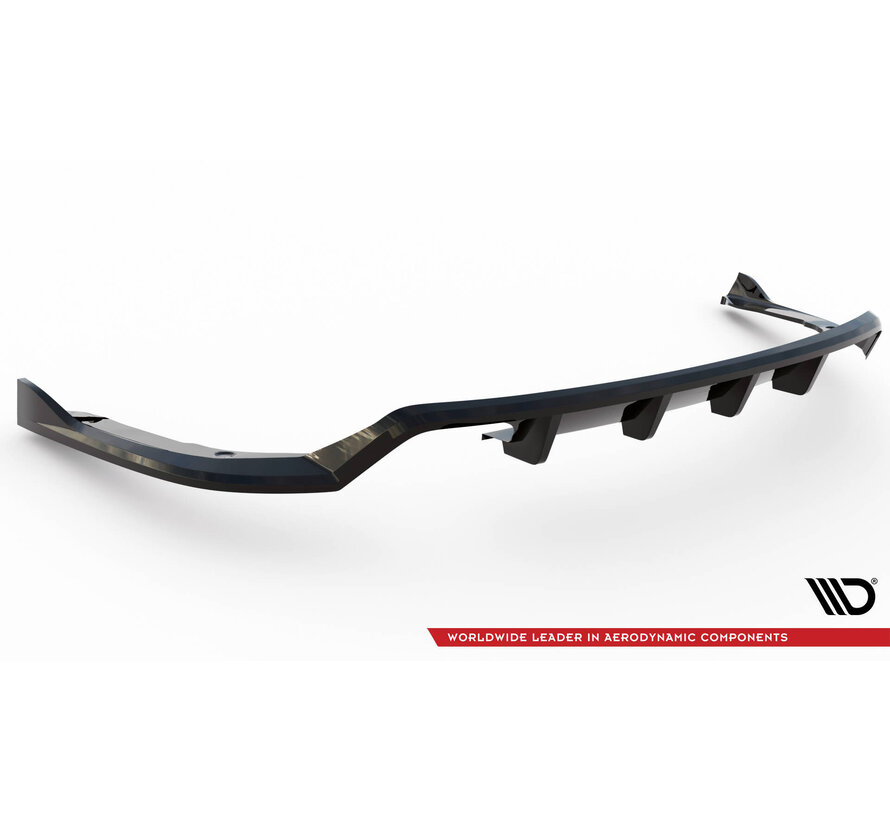 Maxton Design Central Rear Splitter (with vertical bars) BMW 4 Gran Coupe M-Pack F36