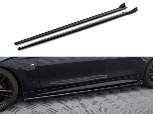 Maxton Design Maxton Design Side Skirts Diffusers passend voor BMW 4 Gran Coupe M-Pack F36