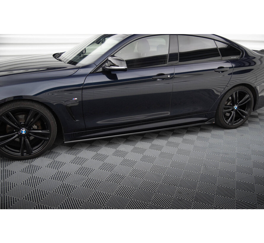 Maxton Design Side Skirts Diffusers BMW 4 Gran Coupe M-Pack F36