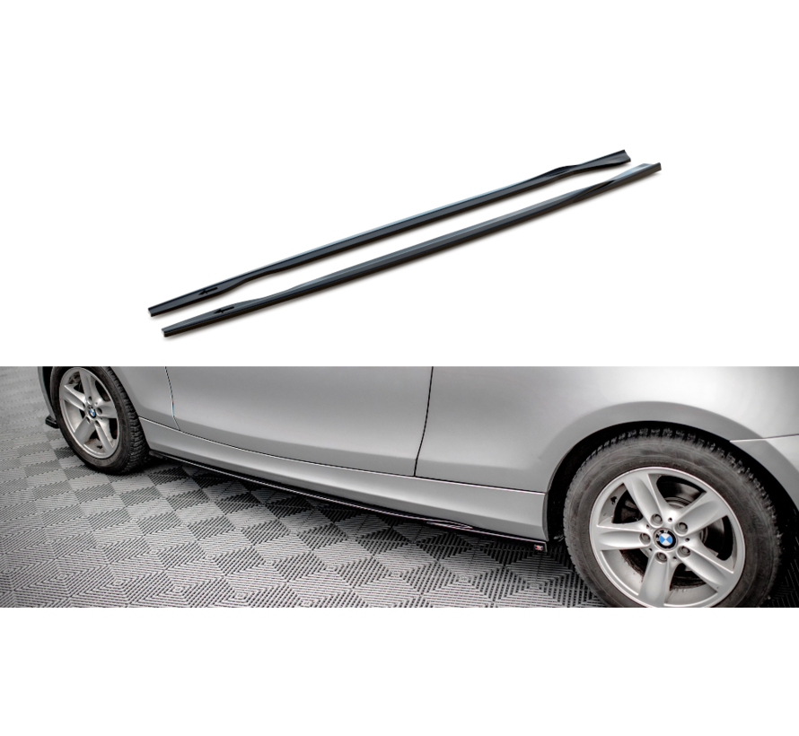 Maxton Design Side Skirts Diffusers V.2 BMW 1 E81 Facelift