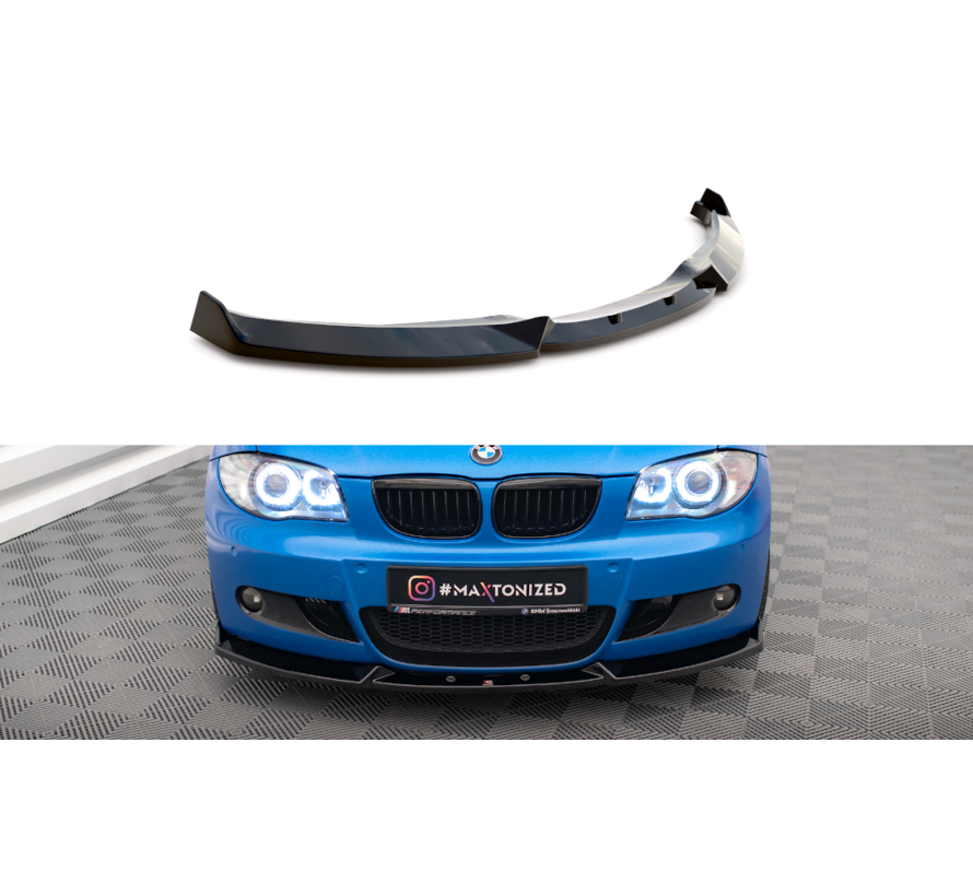 Maxton Design Front Splitter V.2 passend voor BMW 1 M-Pack E87 Facelift
