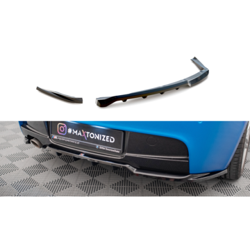 Maxton Design Maxton Design Central Rear Splitter (with vertical bars) BMW 1 M-Pack E87 Facelift