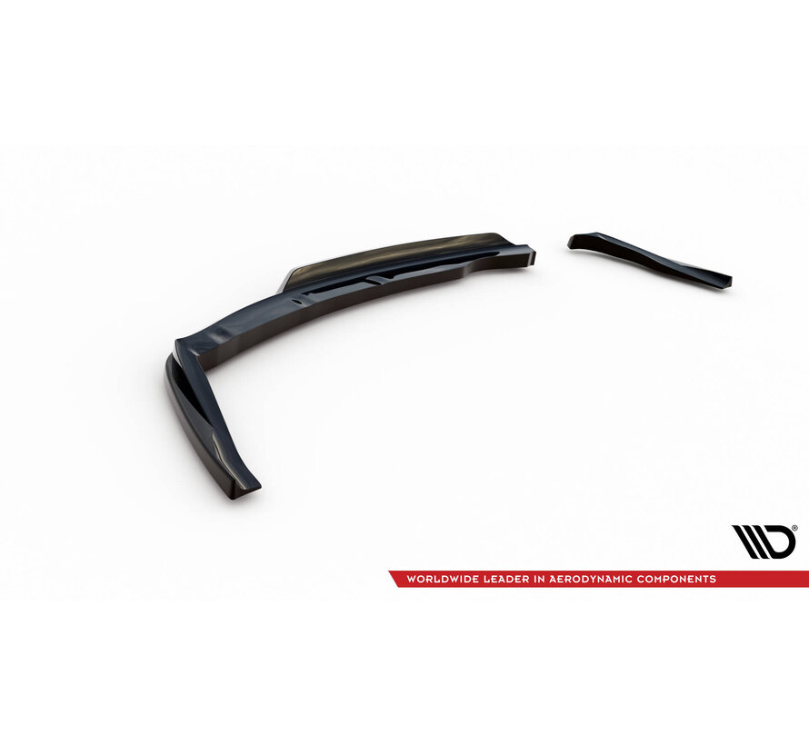 Maxton Design Central Rear Splitter (with vertical bars) BMW 1 M-Pack E87 Facelift