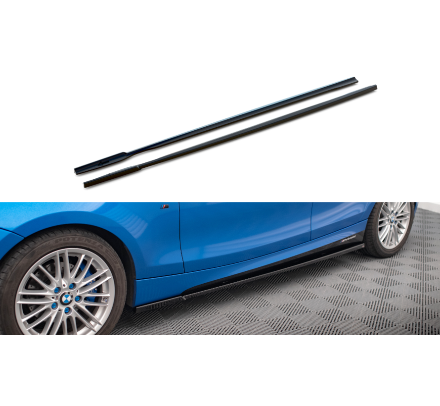 Maxton Design Side Skirts Diffusers BMW 1 M-Pack E87 Facelift