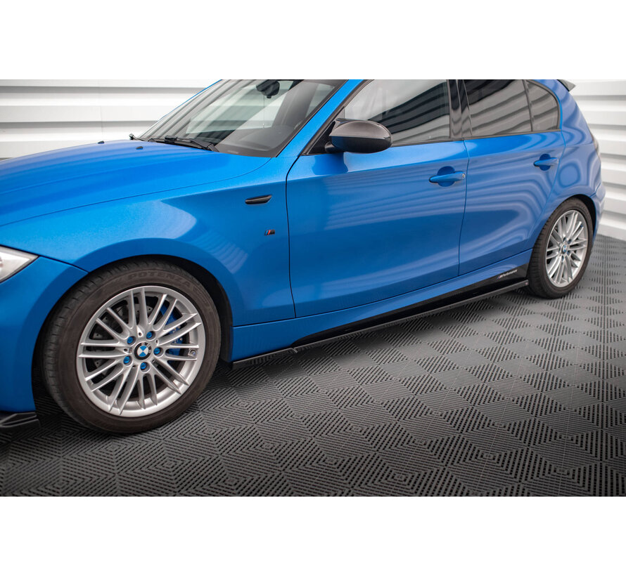 Maxton Design Side Skirts Diffusers BMW 1 M-Pack E87 Facelift
