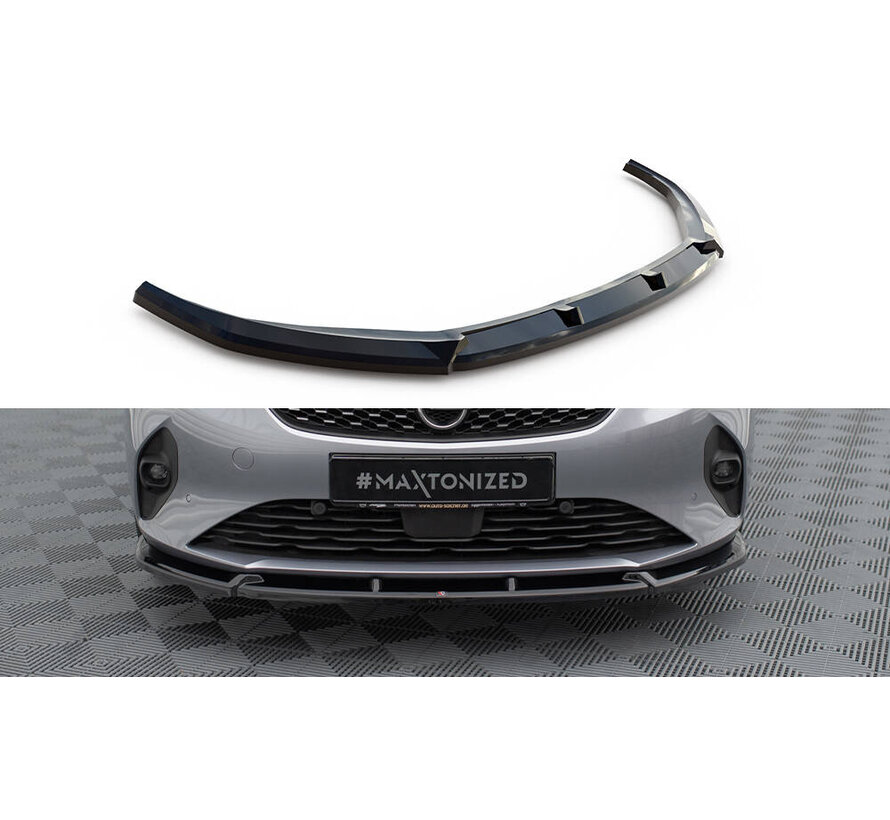 Maxton Design Front Splitter V.1 Opel Corsa F ( Mk6)