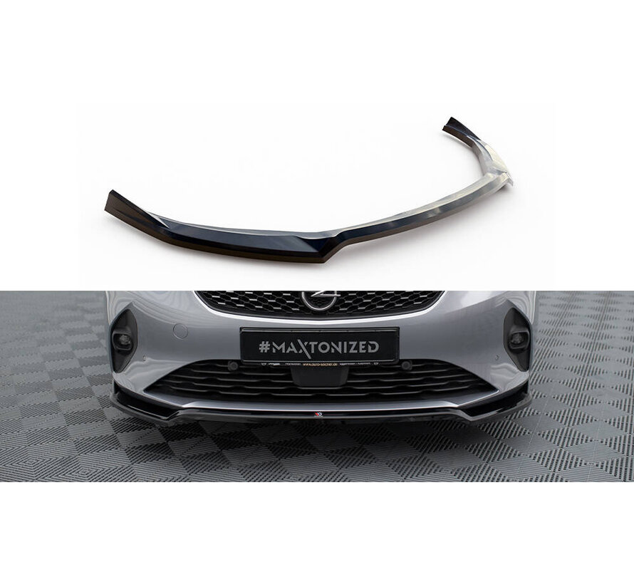 Maxton Design Front Splitter V.2 Opel Corsa F ( Mk6)