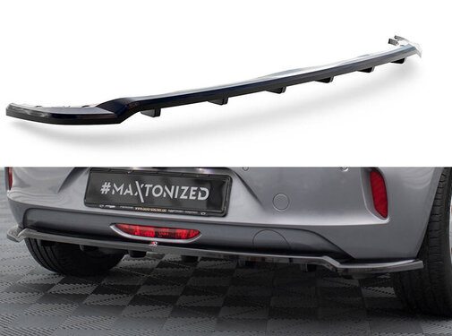 Maxton Design Maxton Design Central Rear Splitter (with vertical bars) Opel Corsa F ( Mk6)