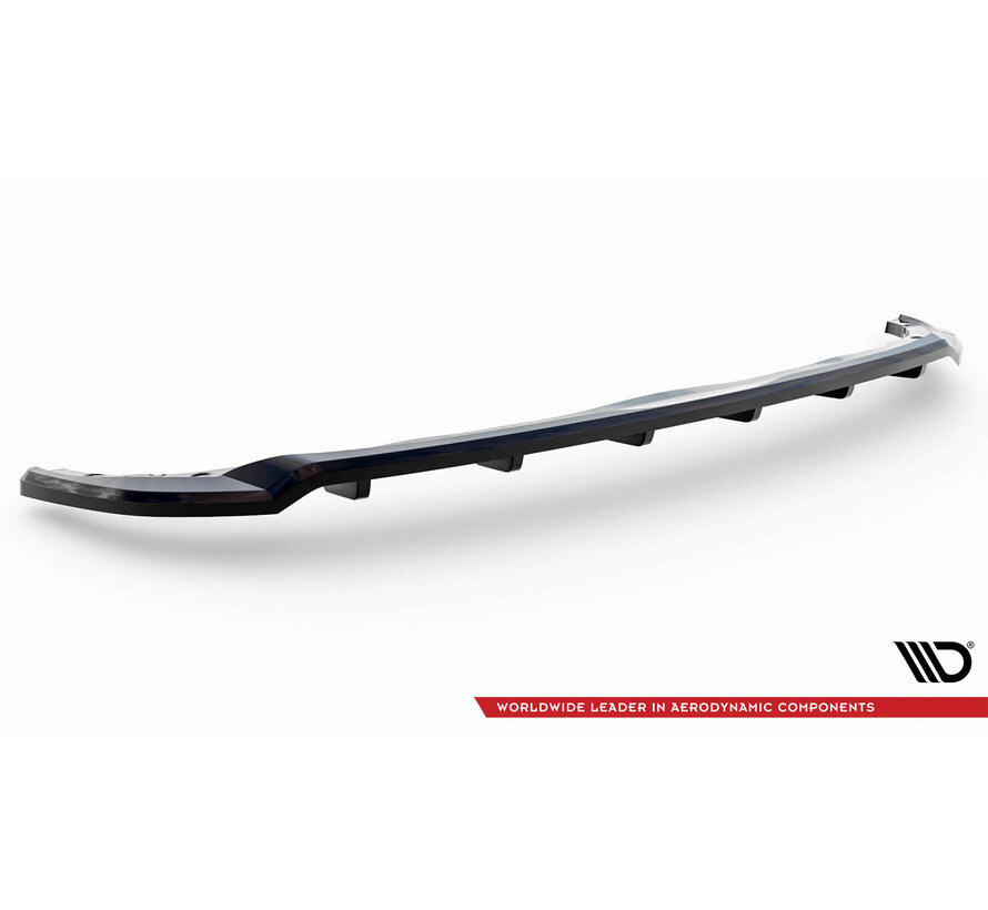 Maxton Design Central Rear Splitter (with vertical bars) Opel Corsa F ( Mk6)