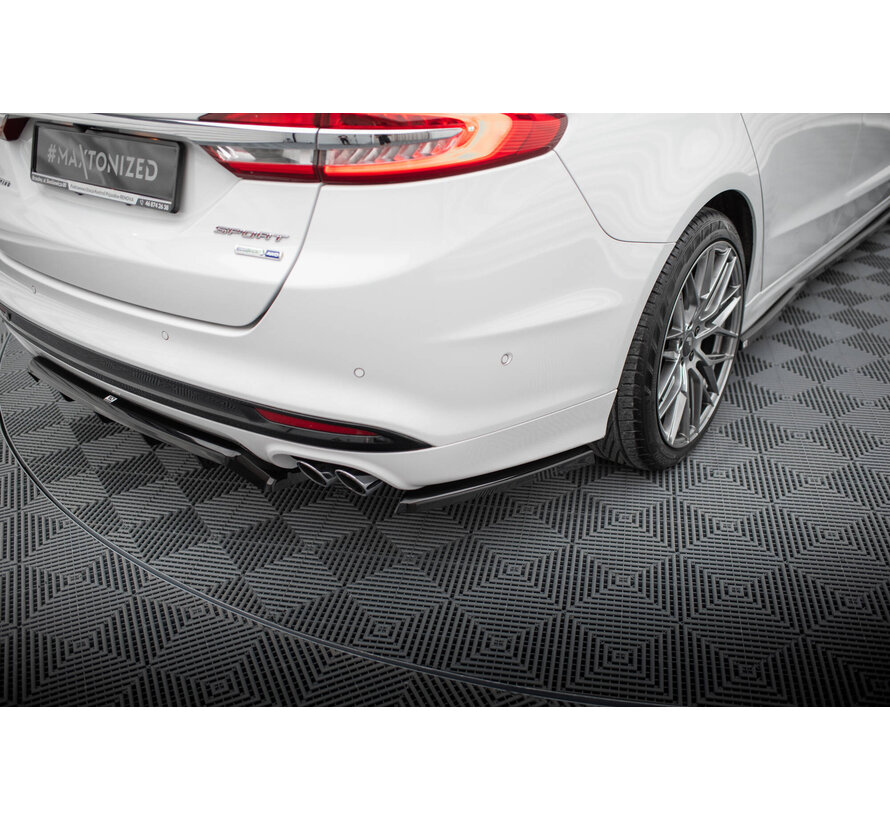 Maxton Design Rear Side Splitters Ford Mondeo Sport Mk5 Facelift / Fusion Sport Mk2 Facelift