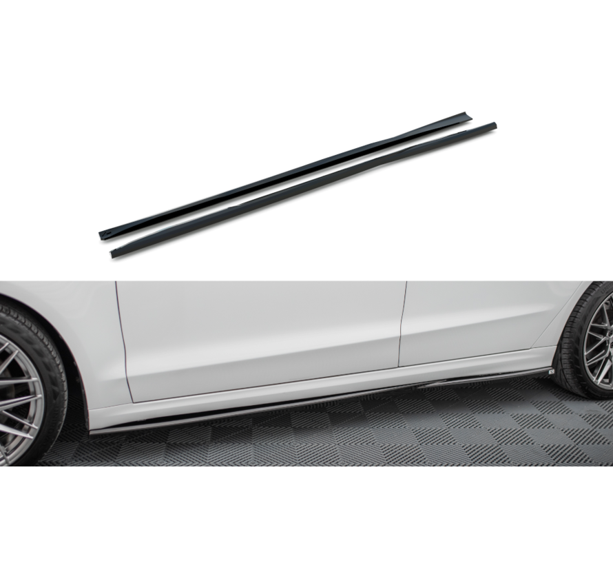 Maxton Design Side Skirts Diffusers Ford Mondeo Sport Mk5 Facelift / Fusion Sport Mk2 Facelift