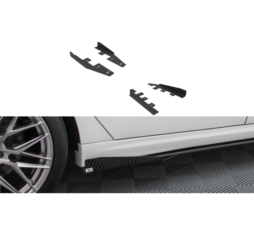 Maxton Design Side Flaps Ford Mondeo Sport Mk5 Facelift / Fusion Sport Mk2 Facelift