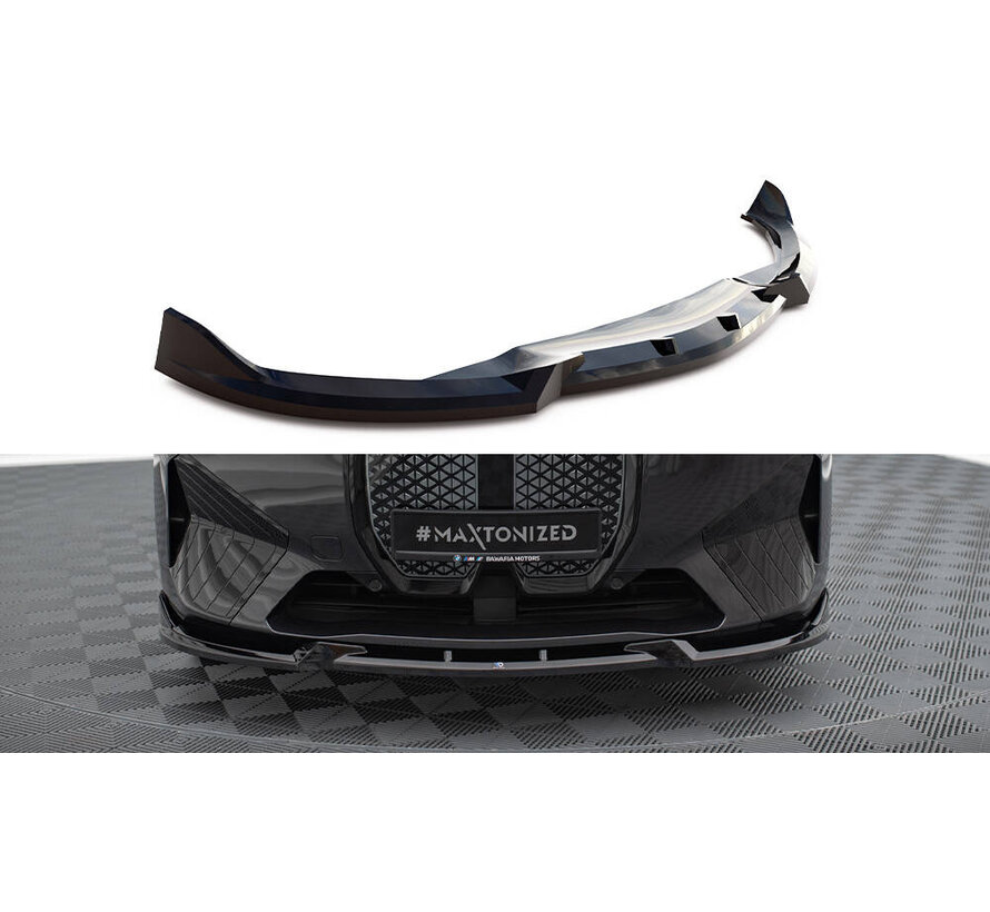 Maxton Design Front Splitter V.1 BMW iX M-Pack i20