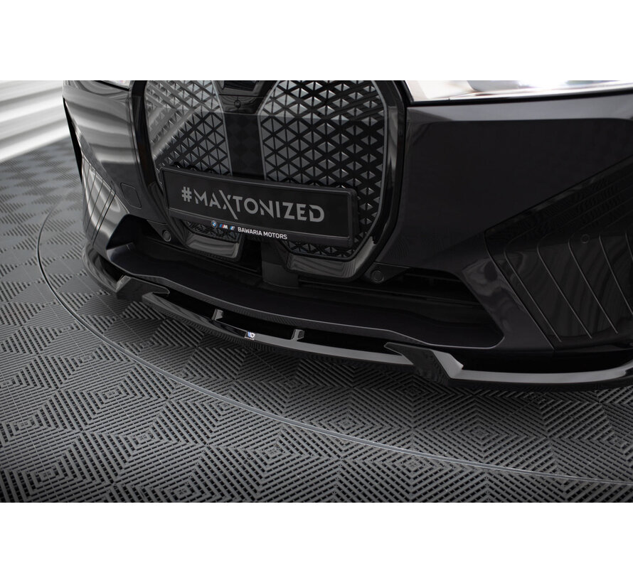 Maxton Design Front Splitter V.1 BMW iX M-Pack i20