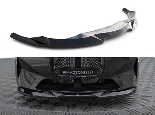 Maxton Design Maxton Design Front Splitter V.2 BMW iX M-Pack i20