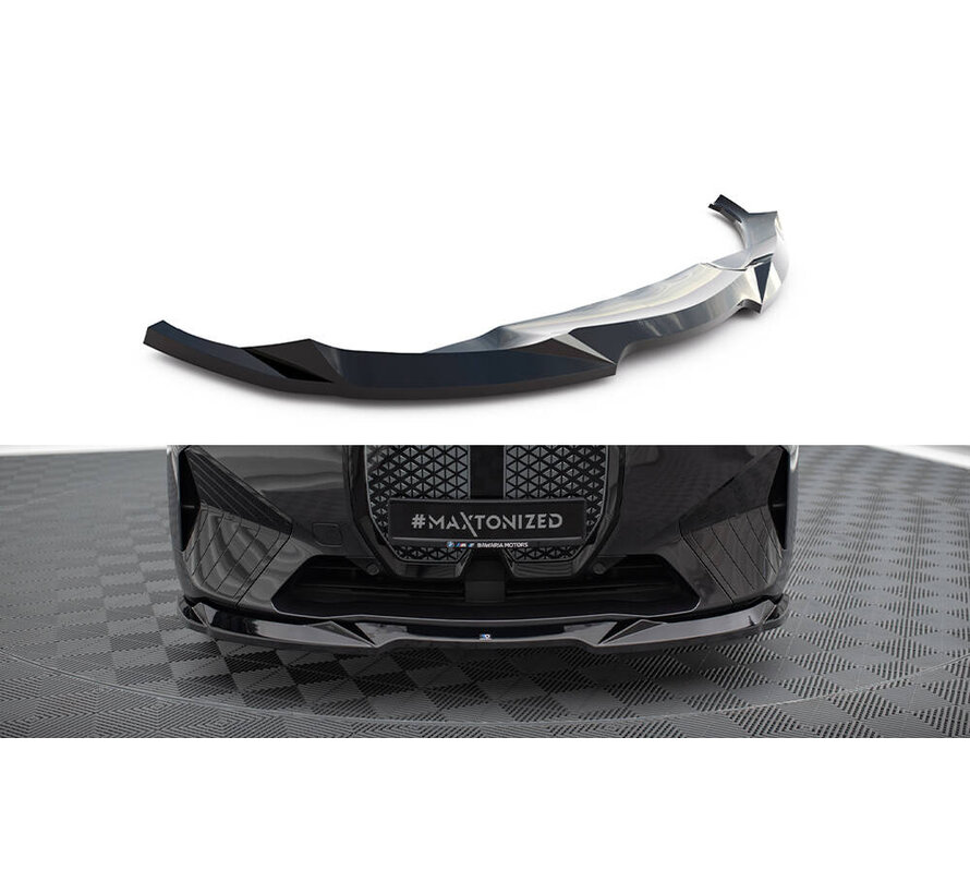 Maxton Design Front Splitter V.2 BMW iX M-Pack i20