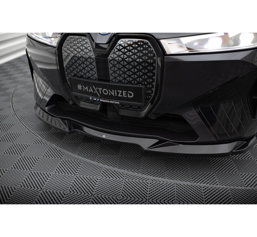 Maxton Design Front Splitter V.2 BMW iX M-Pack i20