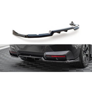 Maxton Design Maxton Design Central Rear Splitter (with vertical bars) BMW iX M-Pack i20