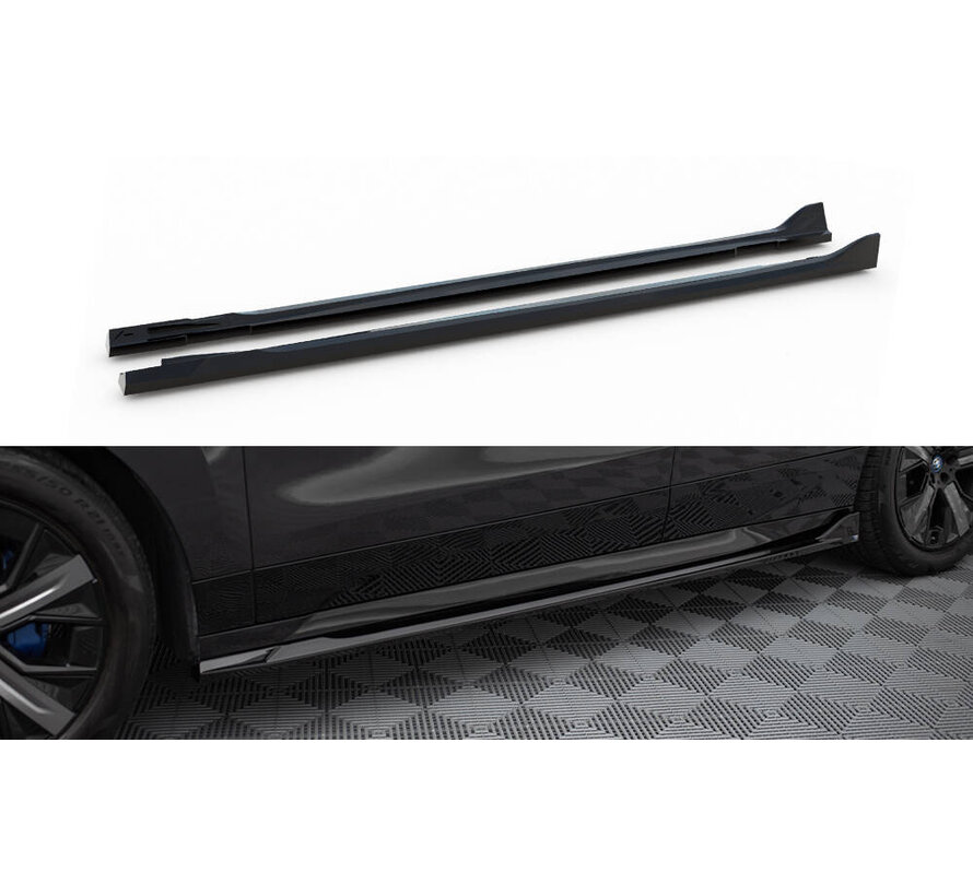 Maxton Design Side Skirts Diffusers BMW iX M-Pack i20