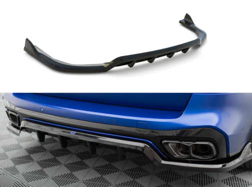 Maxton Design Maxton Design Central Rear Splitter (with vertical bars) V.2 BMW X5 M-Pack G05 Facelift