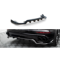 Maxton Design Central Rear Splitter (with vertical bars) Porsche Cayenne Mk2 Facelift