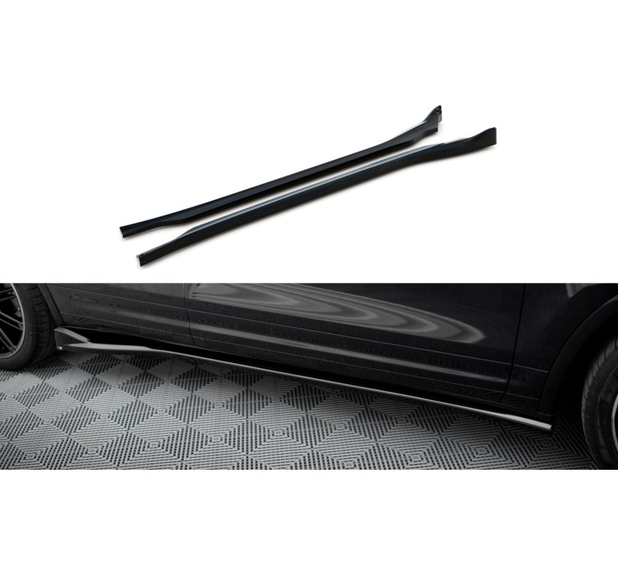 Maxton Design Side Skirts Diffusers Porsche Cayenne Mk2 Facelift