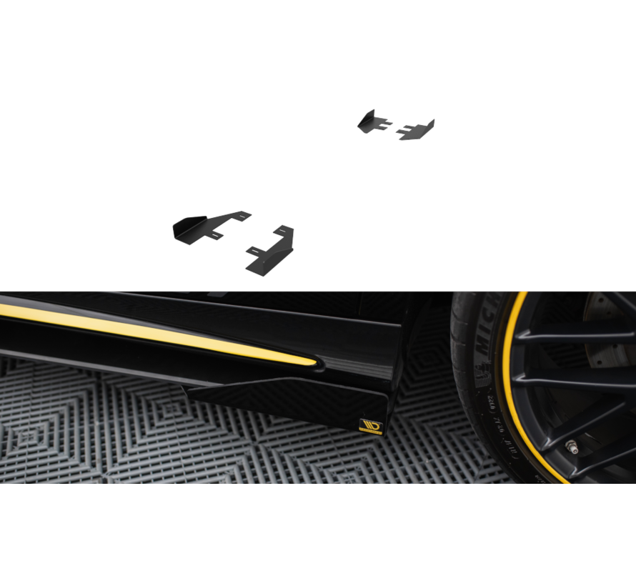 Maxton Design Side Flaps Mercedes-AMG CLA 45 C117 Facelift
