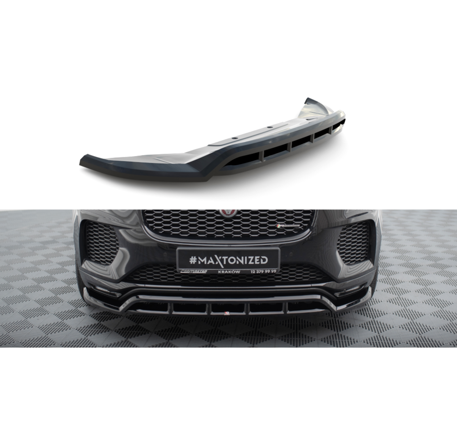 Maxton Design Front Splitter Jaguar E-Pace R-Dynamic Mk1