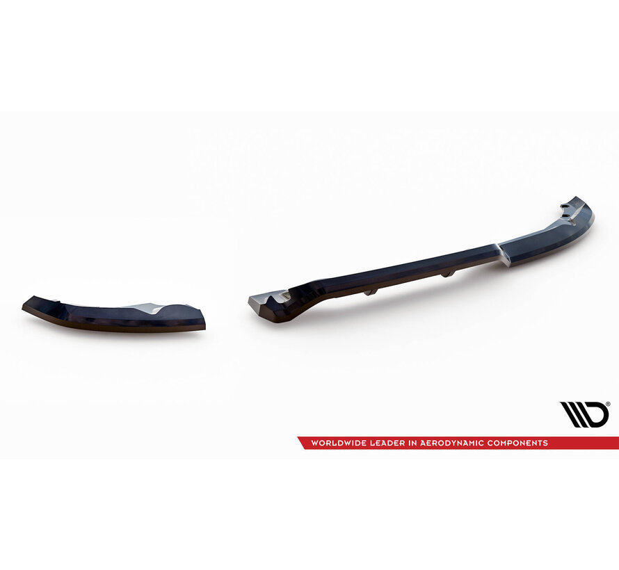 Maxton Design Central Rear Splitter (with vertical bars) Renault Clio R.S. Line Mk5