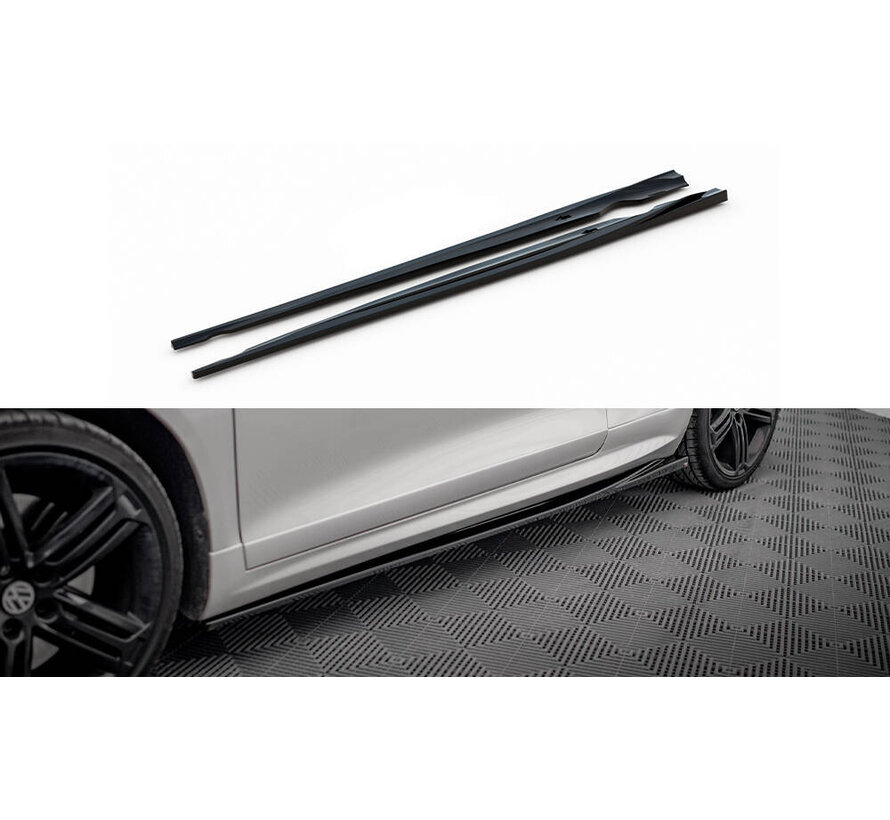 Maxton Design Side Skirts Diffusers V.2 Volkswagen Scirocco R Mk3