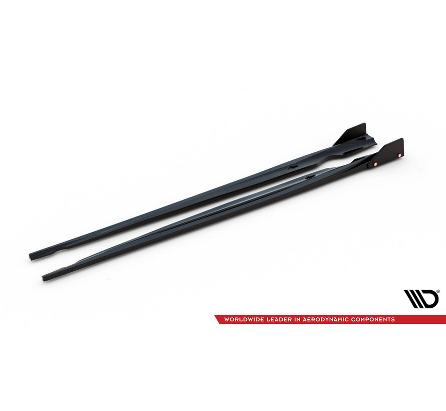 Maxton Design Side Skirts Diffusers V.2 + Flaps Volkswagen Scirocco R Mk3